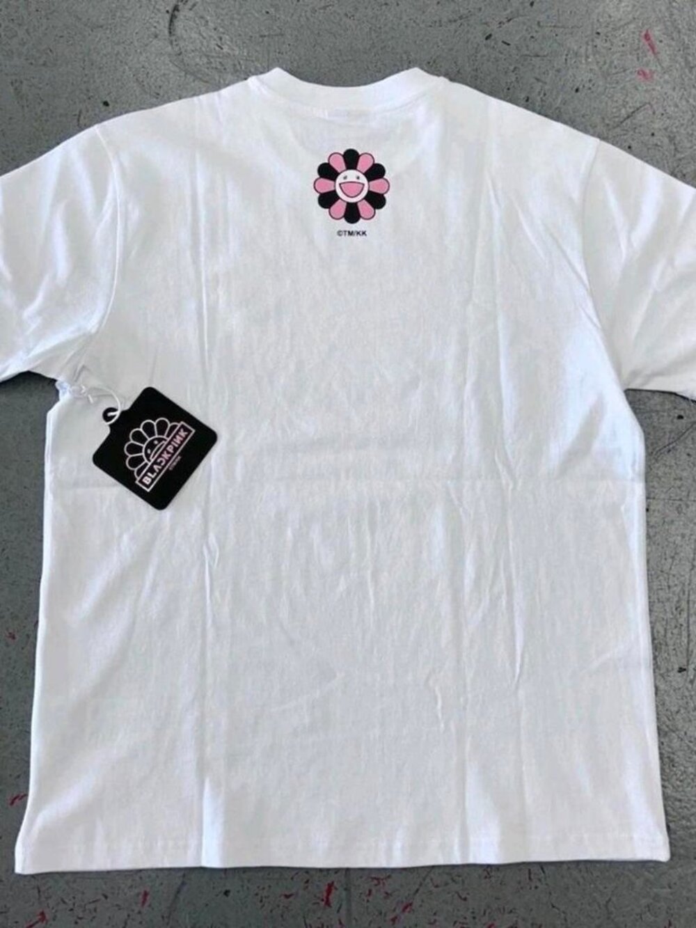 WHITE BLACKPINK Unisex X Takashi Murakami Signature Panda T-Shirt. - Picture 3 of 5